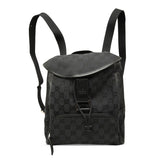 グッチ GGキャンバス リュック バックパック 019 0352 ブラック キャンバス レザー レディース GUCCI 【中古】