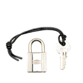 エルメス カデナ 南京錠 キー セット シルバー メタル レディース HERMES 【中古】