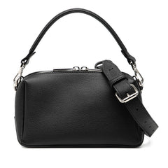 フェンディ ルイ スモール ハンドバッグ ショルダーバッグ 2WAY 7VA668 ブラック グレインカーフレザー メンズ FENDI 【中古】