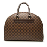 ルイ ヴィトン ダミエ ノリータ24 ハンドバッグ ボストンバッグ N41454 ブラウン PVC レザー レディース LOUIS VUITTON 中古
