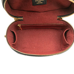 ルイ ヴィトン モノグラム アンプラント ヴァニティPM バニティバッグ ショルダーバッグ 2WAY M45780 ブラック ベージュ PVC レザー レディース LOUIS VUITTON 【中古】