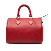 ルイ ヴィトン エピ スピーディ25 ハンドバッグ ミニボストンバッグ M43017 カスティリアンレッド レザー レディース LOUIS VUITTON 【中古】