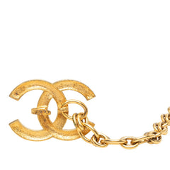 シャネル ココマーク チェーンベルト ゴールド メッキ ラインストーン レディース CHANEL 中古