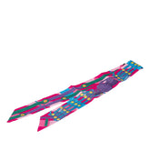 エルメス ツイリー BRANDE BOURGS スカーフ ピンク マルチカラー シルク レディース HERMES 【中古】