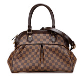 ルイ ヴィトン ダミエ トレヴィPM ハンドバッグ ショルダーバッグ 2WAY N51997 ブラウン PVC レザー レディース LOUIS VUITTON 【中古】