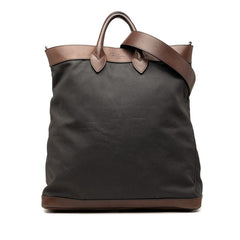 ルイ ヴィトン シャコー トートバッグ ショルダーバッグ 2WAY M93462 グレー ブラウン キャンバス レザー レディース LOUIS VUITTON 【中古】