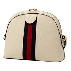 グッチ オフィディア ショルダーバッグ 499621 ホワイト レザー レディース GUCCI 【中古】