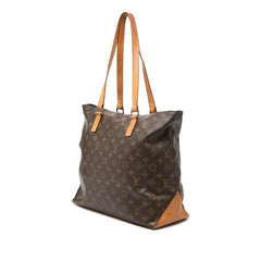 ルイ ヴィトン モノグラム カバメゾ ショルダーバッグ トートバッグ M51151 ブラウン PVC レザー レディース LOUIS VUITTON 【中古】