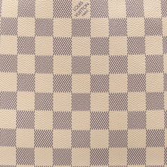 ルイ ヴィトン ダミエ アズール ネヴァーフルMM トートバッグ N41361 ホワイト PVC レザー レディース LOUIS VUITTON 【中古】