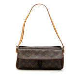 ルイ ヴィトン モノグラム ヴィバシテMM ショルダーバッグ ワンショルダー M51164 ブラウン PVC レザー レディース LOUIS VUITTON 【中古】