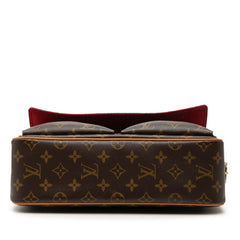 ルイ ヴィトン モノグラム ヴィバシテMM ショルダーバッグ ワンショルダー M51164 ブラウン PVC レザー レディース LOUIS VUITTON 【中古】