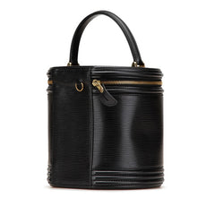 ルイ ヴィトン エピ カンヌ ハンドバッグ バニティバッグ M48032 ノワール ブラック レザー レディース LOUIS VUITTON 【中古】