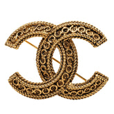 シャネル ヴィンテージ ココマーク ブローチ ゴールド メッキ レディース CHANEL 【中古】