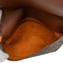 ルイ ヴィトン モノグラム ミュゼット タンゴ ショート ショルダーバッグ M51257 ブラウン PVC レザー レディース LOUIS VUITTON 【中古】