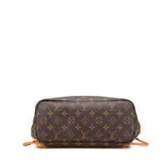 ルイ ヴィトン モノグラム ネヴァーフルPM ハンドバッグ トートバッグ M40155 ブラウン PVC レザー レディース LOUIS VUITTON 【中古】