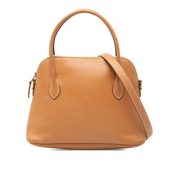 エルメス ミニ ボリード20 ハンドバッグ ショルダーバッグ 2WAY ブラウン レザー レディース HERMES 【中古】