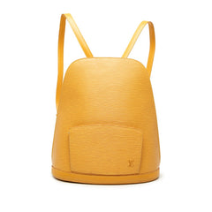 ルイ ヴィトン エピ ゴブラン リュックサック バックパック M52299 タッシリイエロー レザー レディース LOUIS VUITTON 【中古】