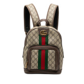 グッチ オフィディア GGスプリーム リュック バックパック 547965 ベージュ マルチカラー PVC レザー レディース GUCCI 【中古】