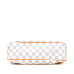 ルイ ヴィトン ダミエ アズール シラク―サPM 斜め掛け ショルダーバッグ N41113 ホワイト PVC レザー レディース LOUIS VUITTON 【中古】
