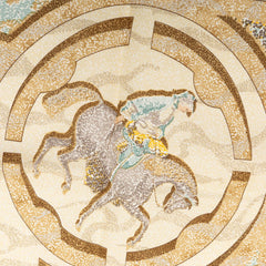 エルメス カレ90 PEINTRE DU CHEVAL 馬を描く画家 スカーフ マルチカラー シルク レディース HERMES 【中古】