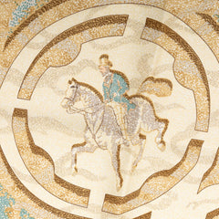 エルメス カレ90 PEINTRE DU CHEVAL 馬を描く画家 スカーフ マルチカラー シルク レディース HERMES 【中古】