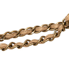 シャネル マトラッセ ココマーク チェーン トートバッグ ゴールド レザー レディース CHANEL 【中古】