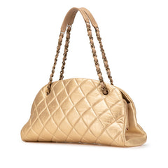 シャネル マトラッセ ココマーク チェーン トートバッグ ゴールド レザー レディース CHANEL 【中古】