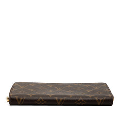 ルイ ヴィトン モノグラム ジッピー オーガナイザー 長財布 M62581 ブラウン PVC レザー レディース LOUIS VUITTON 【中古】