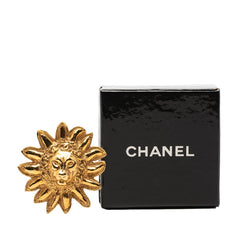 シャネル ライオンモチーフ ヴィンテージ ブローチ ゴールド メッキ レディース CHANEL 【中古】