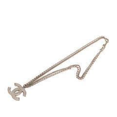 シャネル ココマーク チェーン ペンダント ネックレス 06P シルバー メタル レディース CHANEL 中古