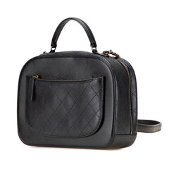 シャネル ココマーク ハンドバッグ ショルダーバッグ ブラック レザー レディース CHANEL 【中古】