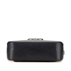 シャネル ココマーク ハンドバッグ ショルダーバッグ ブラック レザー レディース CHANEL 【中古】