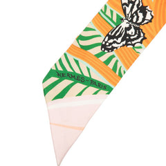 エルメス ツイリー JAGUAR QUETZAL ジャガー ケツァール スカーフ マルチカラー シルク レディース HERMES 【中古】