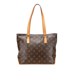 ルイ ヴィトン モノグラム カバピアノ ショルダーバッグ トートバッグ M51151 ブラウン PVC レザー レディース LOUIS VUITTON 【中古】