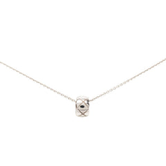 シャネル ココクラッシュ マトラッセ ネックレス K18WG ホワイトゴールド レディース CHANEL 【中古】