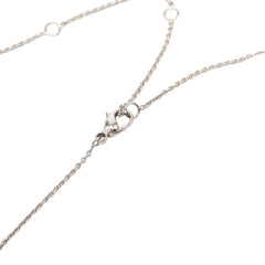 シャネル ココクラッシュ マトラッセ ネックレス K18WG ホワイトゴールド レディース CHANEL 【中古】