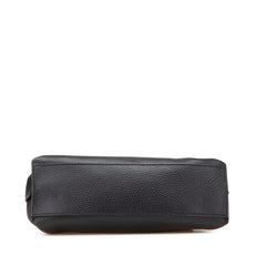グッチ バンブー デイリー ハンドバッグ ショルダーバッグ 2WAY 370831 ブラック レザー レディース GUCCI 【中古】