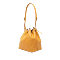 ルイ ヴィトン エピ プチノエ ワンショルダーバッグ ハンドバッグ M44109 タッシリイエロー レザー レディース LOUIS VUITTON 【中古】