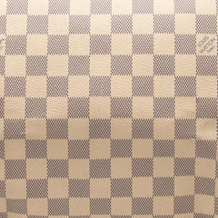 ルイ ヴィトン ダミエ アズール スピーディ35 ハンドバッグ ボストンバッグ N41535 ホワイト PVC レザー レディース LOUIS VUITTON 【中古】