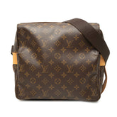 ルイ ヴィトン モノグラム ナヴィグリオ 斜め掛け ショルダーバッグ M50205 ブラウン PVC レザー レディース LOUIS VUITTON 【中古】