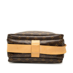 ルイ ヴィトン モノグラム ナヴィグリオ 斜め掛け ショルダーバッグ M50205 ブラウン PVC レザー レディース LOUIS VUITTON 【中古】