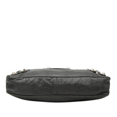 バレンシアガ ジャイアント ファースト ハンドバッグ ワンショルダーバッグ 285433 グレー レザー レディース BALENCIAGA 【中古】