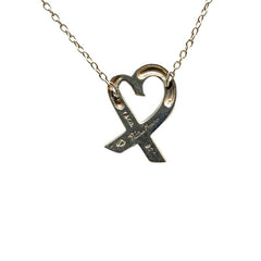 ティファニー ラビングハート ネックレス SV925 シルバー レディース TIFFANY&Co. 【中古】