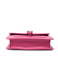 ブルガリ セルペンティ フォーエバー チェーンショルダーバック ピンク レザー レディース BVLGARI 【中古】
