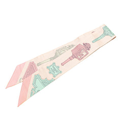 エルメス ツイリー MERVEILLEUSES LANTERNES メルヴェイユーズ ランタン スカーフ ベージュ イエロー マルチカラー シルク レディース HERMES 【中古】