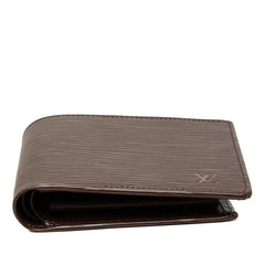 ルイ ヴィトン エピ ポルトフォイユ マルコ 二つ折り財布 ブラウン レザー レディース LOUIS VUITTON 【中古】