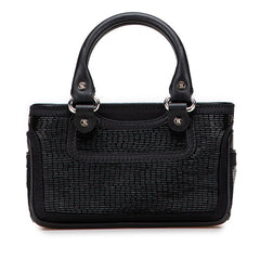 セリーヌ ブギーバッグ ハンドバッグ ブラック ビーズ レザー レディース CELINE 【中古】