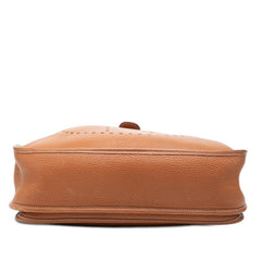 エルメス エブリン2 GM 斜め掛け ショルダーバッグ ゴールド ブラウン トリヨンクレマンス レディース HERMES 【中古】