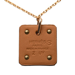 エルメス アスドゥクール ネックレス ゴールド マルチカラー メッキ ヴォースイフト レディース HERMES 【中古】
