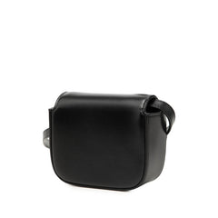 セリーヌ トリオンフ ミニクロード 斜め掛け ショルダーバッグ ポシェット ブラック レザー レディース CELINE 【中古】